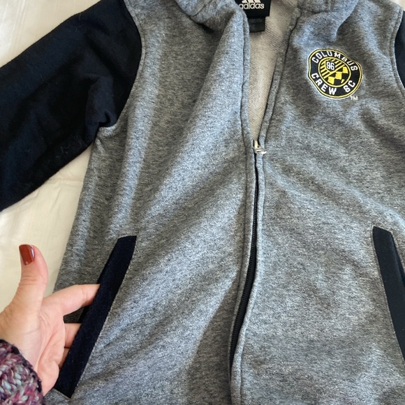 Boys Adidas Columbus Crew Hoodie - Picture 4 of 5